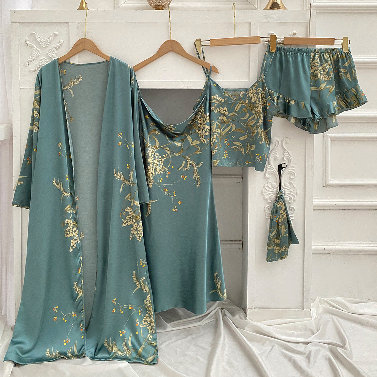 Buy Online Premimum Quality, Trendy and Highly Comfortable Printed Little Cherry Pajamas For Women - FEYONAS