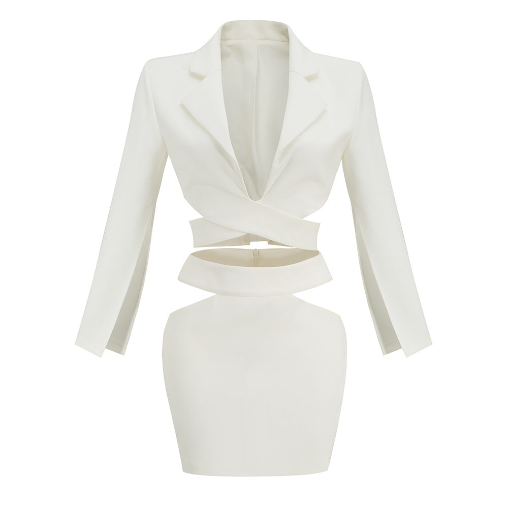 Partywear Short Skirt Suit