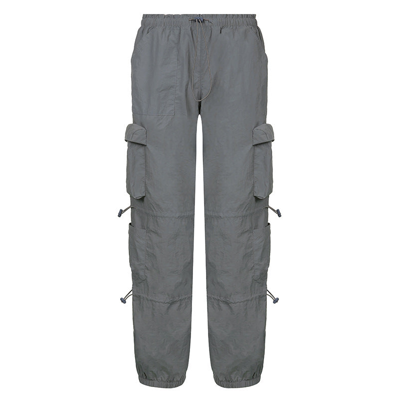 Buy Online Premimum Quality, Trendy and Highly Comfortable Autumn And Winter Hip Hop Style Low Waist Tooling Denim Pants Casual Pants - FEYONAS
