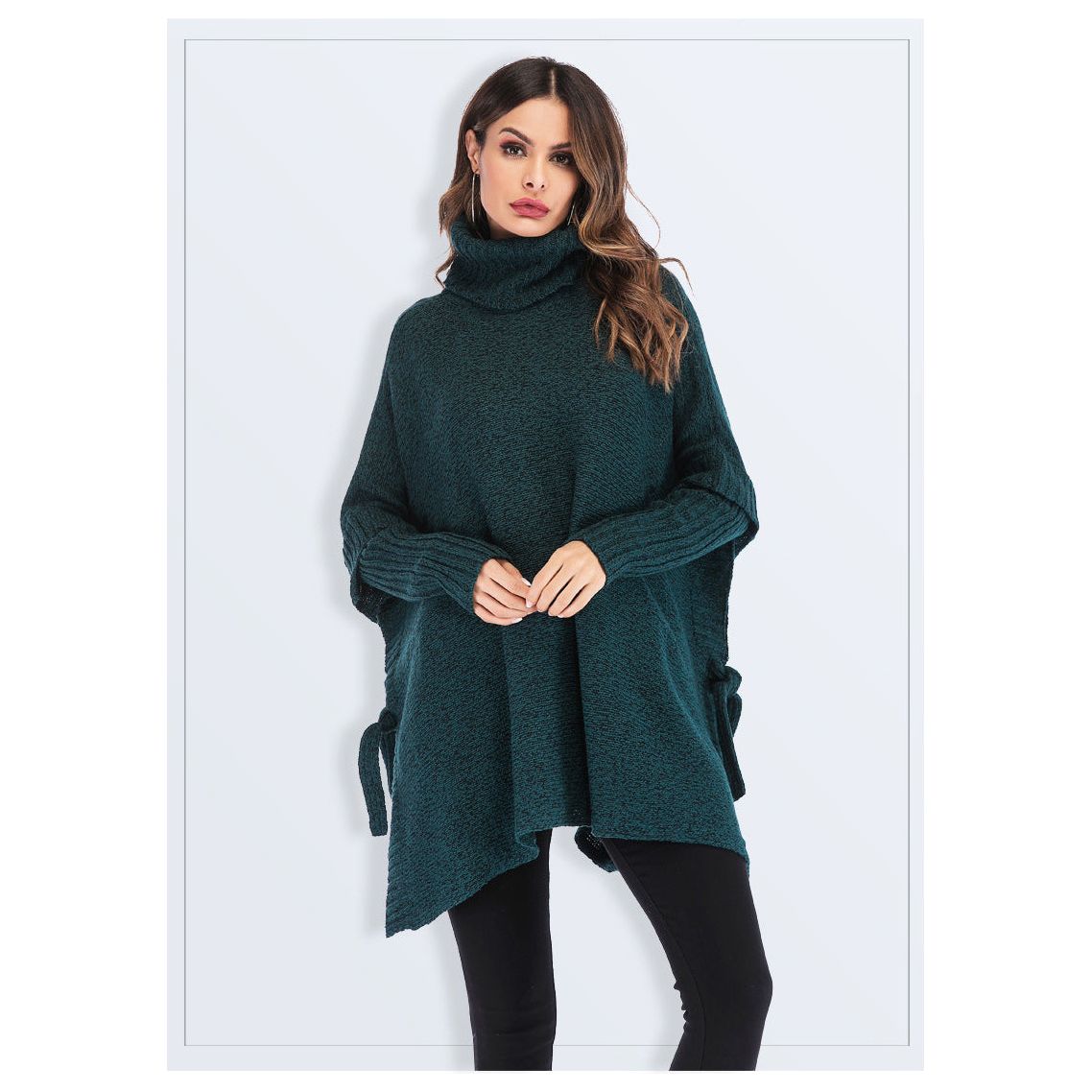 Buy Online Premimum Quality, Trendy and Highly Comfortable Trendy Loose Sweater Women's Knitwear - FEYONAS