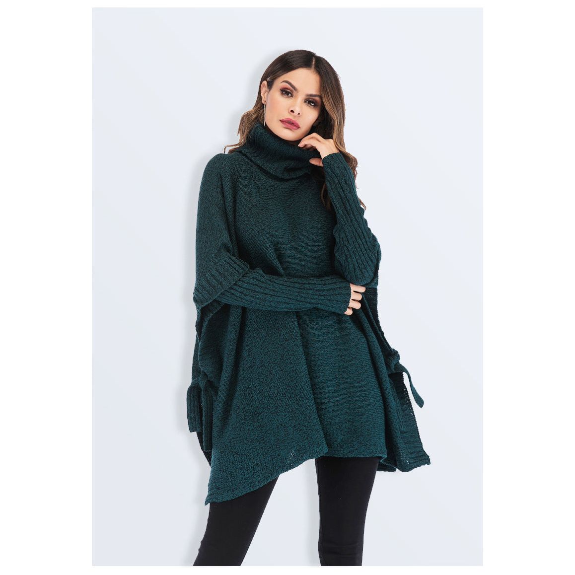 Buy Online Premimum Quality, Trendy and Highly Comfortable Trendy Loose Sweater Women's Knitwear - FEYONAS
