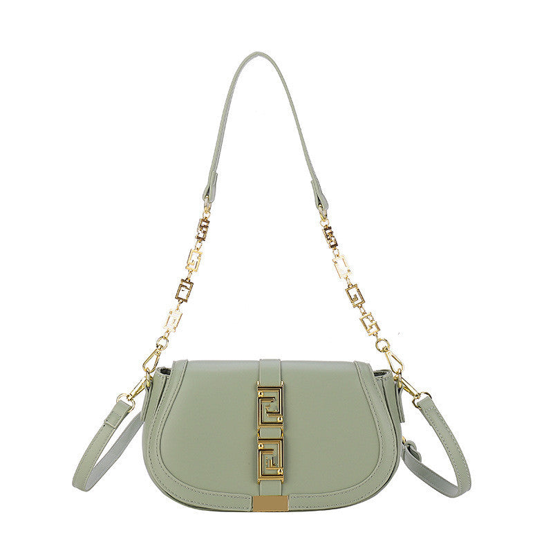white chain messenger bags for women