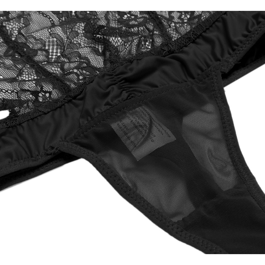 Buy Online Premimum Quality, Trendy and Highly Comfortable Sling sexy piece lace sexy lingerie - FEYONAS