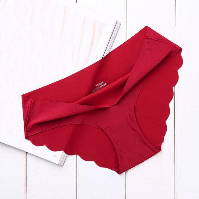 Buy Online Premimum Quality, Trendy and Highly Comfortable High Quality Womens Seamless Panties Solid Ultra-thin Pant - FEYONAS