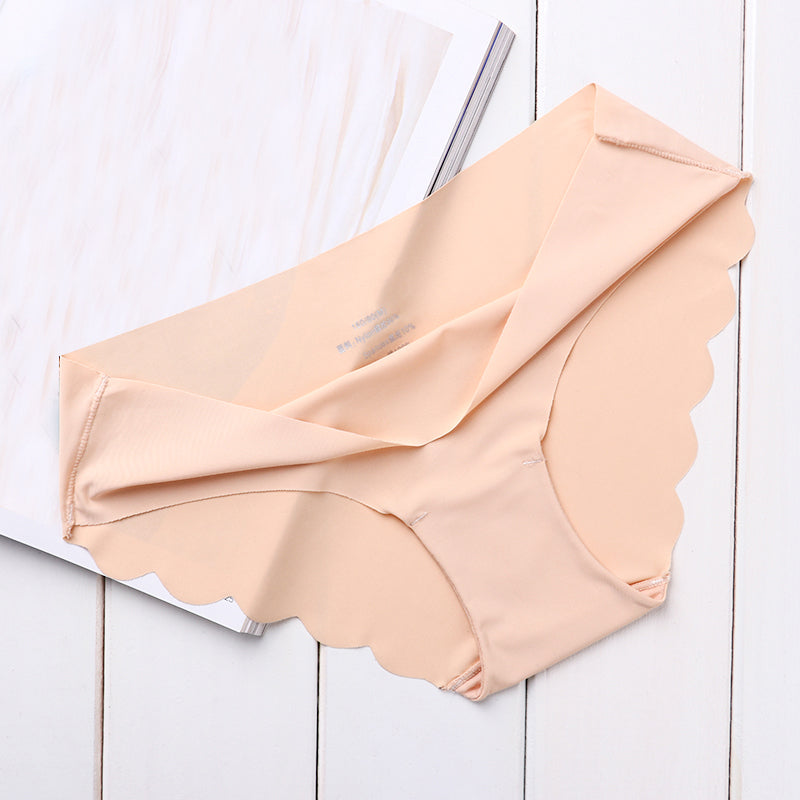 Buy Online Premimum Quality, Trendy and Highly Comfortable High Quality Womens Seamless Panties Solid Ultra-thin Pant - FEYONAS