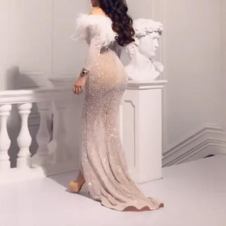 Buy Online Premimum Quality, Trendy and Highly Comfortable Ladies Sexy Party Evening Dress Fashion Dress - FEYONAS
