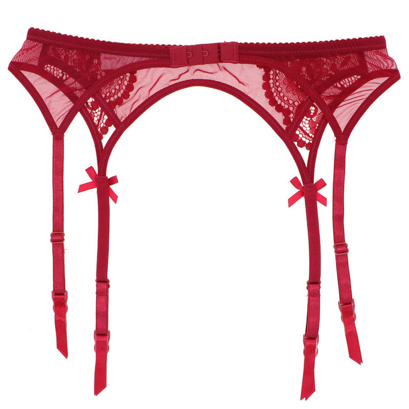 Buy Online Premimum Quality, Trendy and Highly Comfortable Sexy Lace Temptation Stockings Thong lingerie - FEYONAS