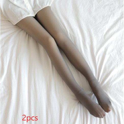 Buy Online Premimum Quality, Trendy and Highly Comfortable Unique Fake Translucent Leggings Tights Fall And Winter Warm Fleece - FEYONAS