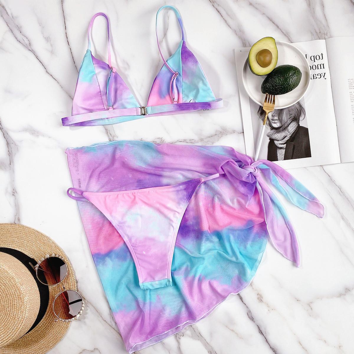 Buy Online Premimum Quality, Trendy and Highly Comfortable Triangle Micro Bikini Set Swimwear - FEYONAS