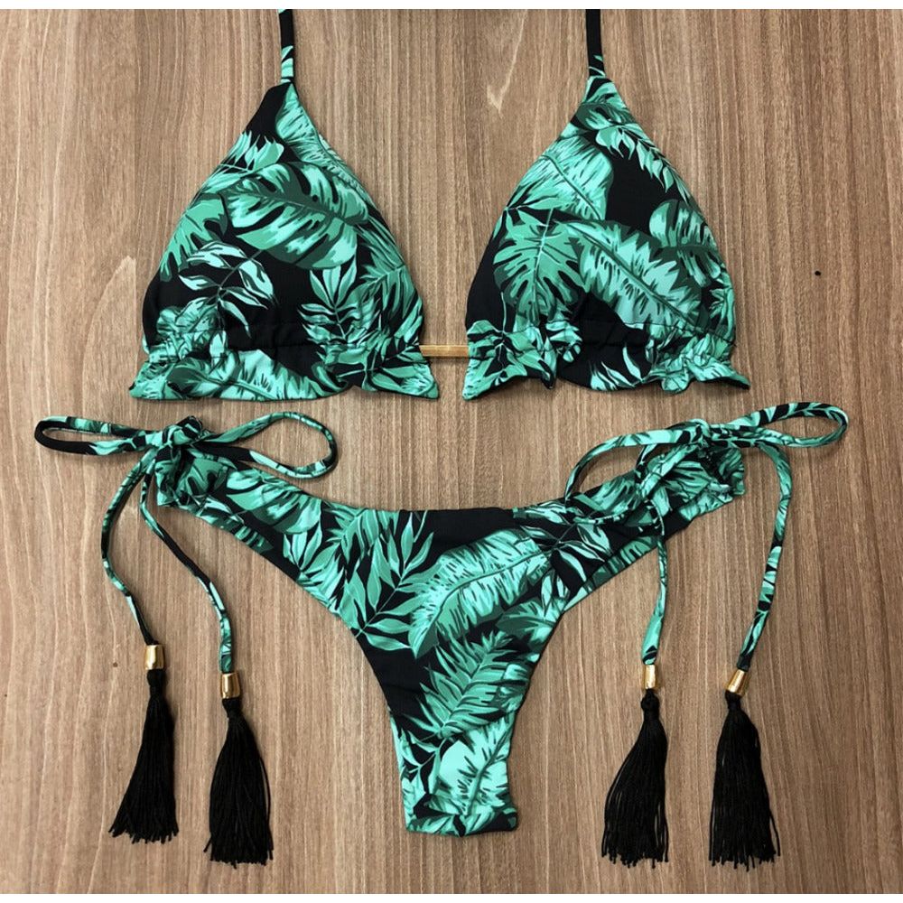 Buy Online Premimum Quality, Trendy and Highly Comfortable Floral print bikini - FEYONAS