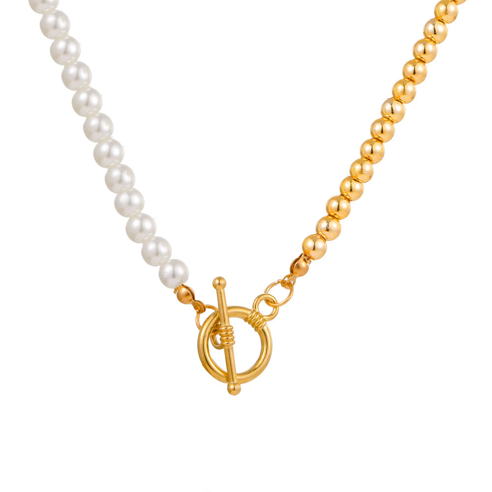 Buy Online Premimum Quality, Trendy and Highly Comfortable Necklace Double OT Chain Necklace - FEYONAS