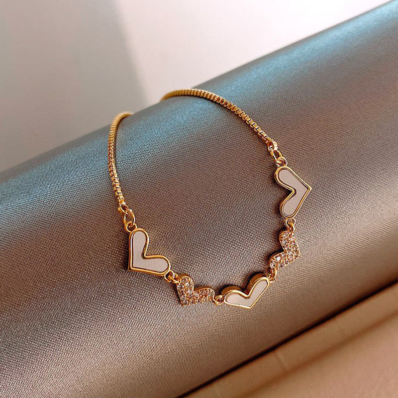 Buy Online Premimum Quality, Trendy and Highly Comfortable Love Design Bracelet - FEYONAS