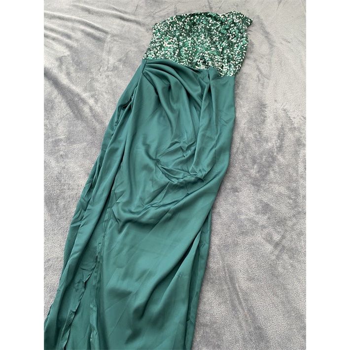 Buy Online Premimum Quality, Trendy and Highly Comfortable Fashion One-piece Long Evening Dress - FEYONAS