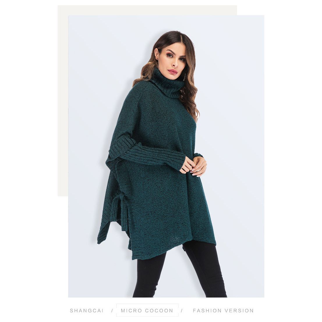 Buy Online Premimum Quality, Trendy and Highly Comfortable Trendy Loose Sweater Women's Knitwear - FEYONAS