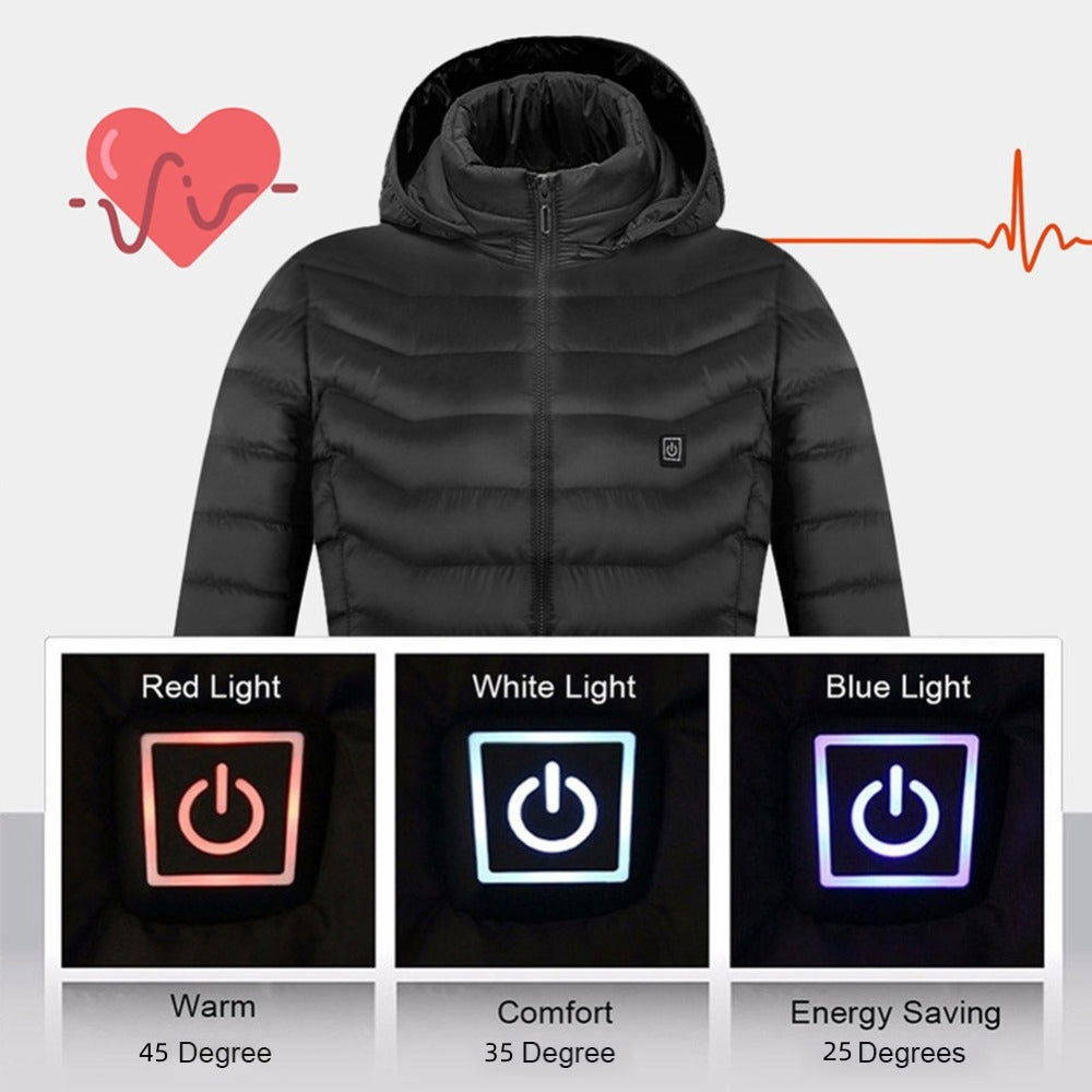 Buy Online Premimum Quality, Trendy and Highly Comfortable New Heated Coat USB Electric Jacket - FEYONAS