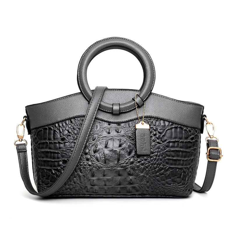 Buy Online Premimum Quality, Trendy and Highly Comfortable Designer Crocodile Woman Leather Bag - FEYONAS