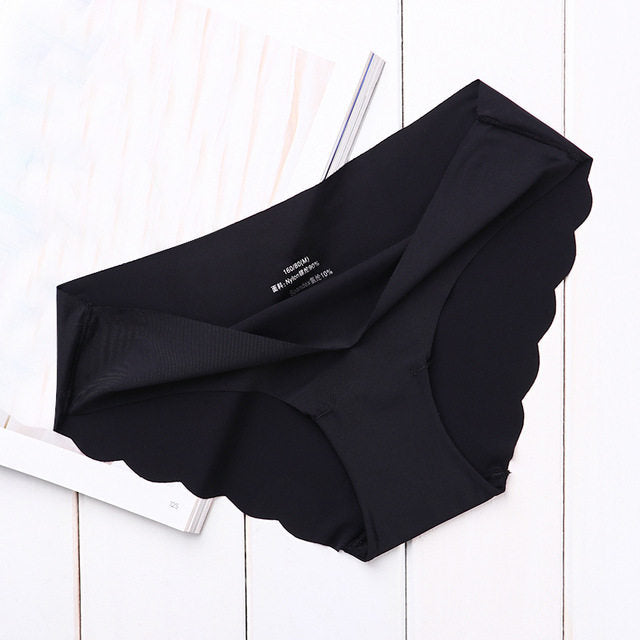 Buy Online Premimum Quality, Trendy and Highly Comfortable High Quality Womens Seamless Panties Solid Ultra-thin Pant - FEYONAS