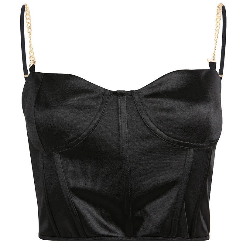 Buy Online Premimum Quality, Trendy and Highly Comfortable Short Fancy Camisole - FEYONAS