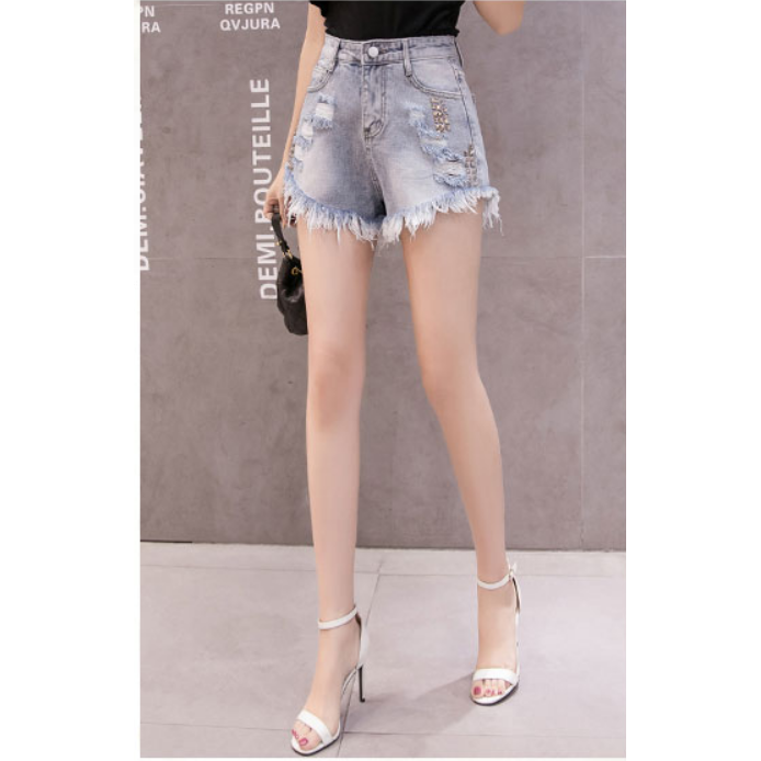 Buy Online Premimum Quality, Trendy and Highly Comfortable Women Jeans Shorts - FEYONAS