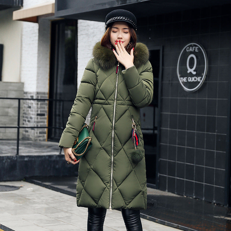 Buy Online Premimum Quality, Trendy and Highly Comfortable Long hooded down coat for women - FEYONAS