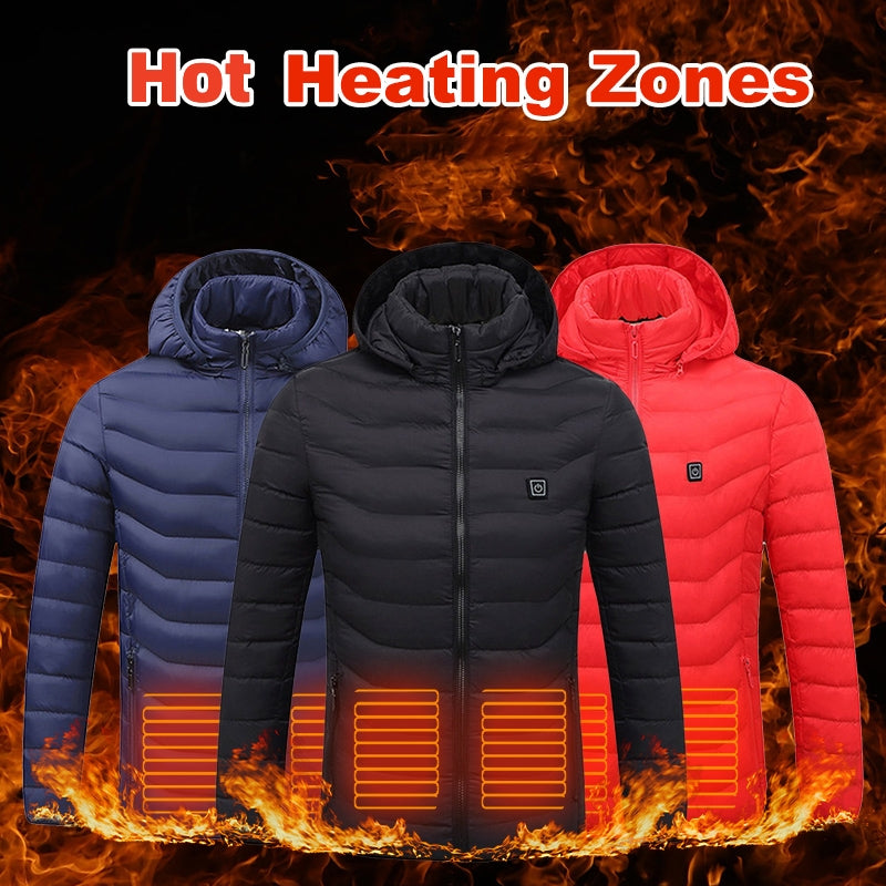 Buy Online Premimum Quality, Trendy and Highly Comfortable New Heated Coat USB Electric Jacket - FEYONAS