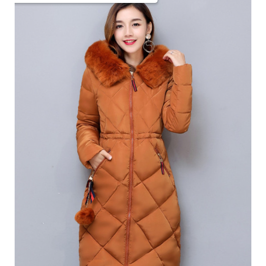 Buy Online Premimum Quality, Trendy and Highly Comfortable Long hooded down coat for women - FEYONAS