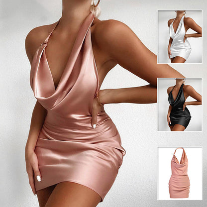 Buy Online Premimum Quality, Trendy and Highly Comfortable Party Backless Mini Dress - FEYONAS