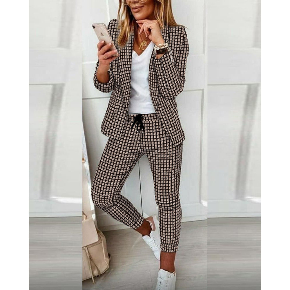 Buy Online Premimum Quality, Trendy and Highly Comfortable New Casual Fashion Suit Small Suit Women's Suit - FEYONAS