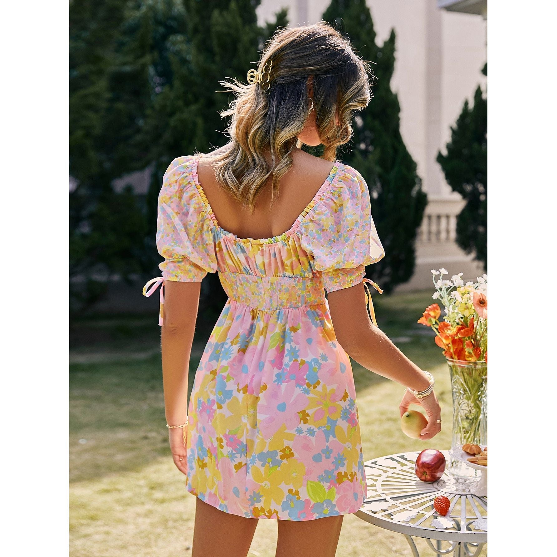 Buy Online Premimum Quality, Trendy and Highly Comfortable Spring And Summer Printed Frock - FEYONAS